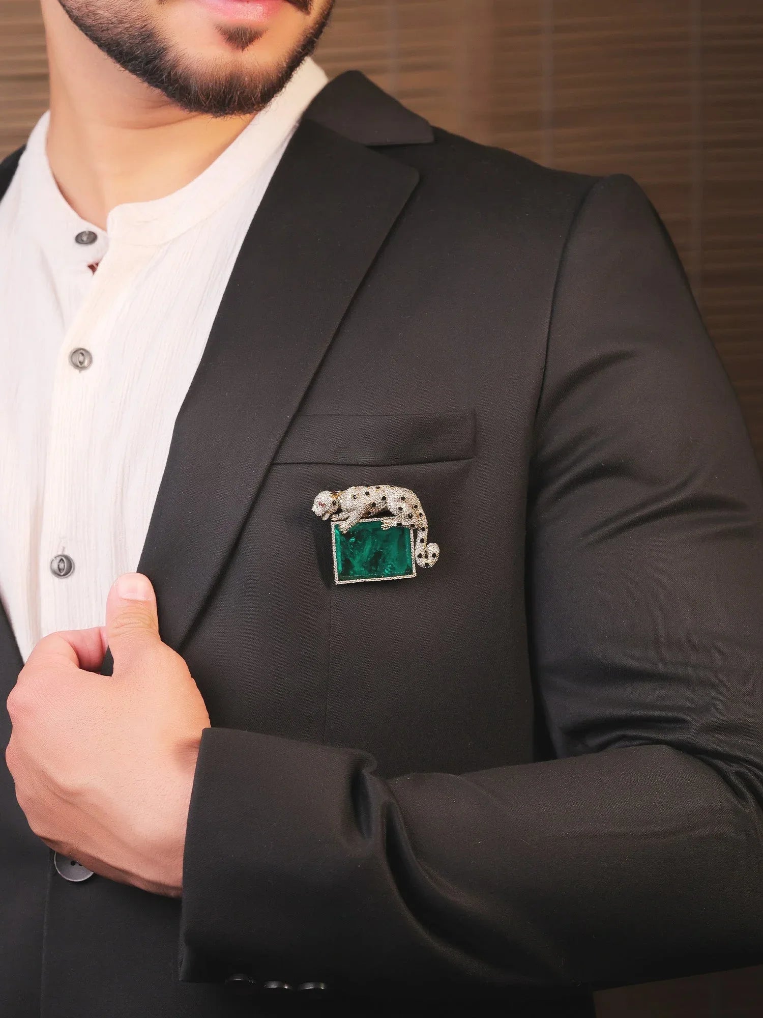 Gavin Green Leopard Brooch