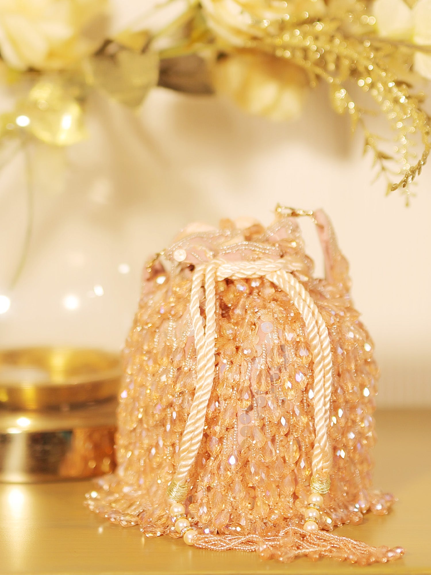 Solana Pink Potli Bag