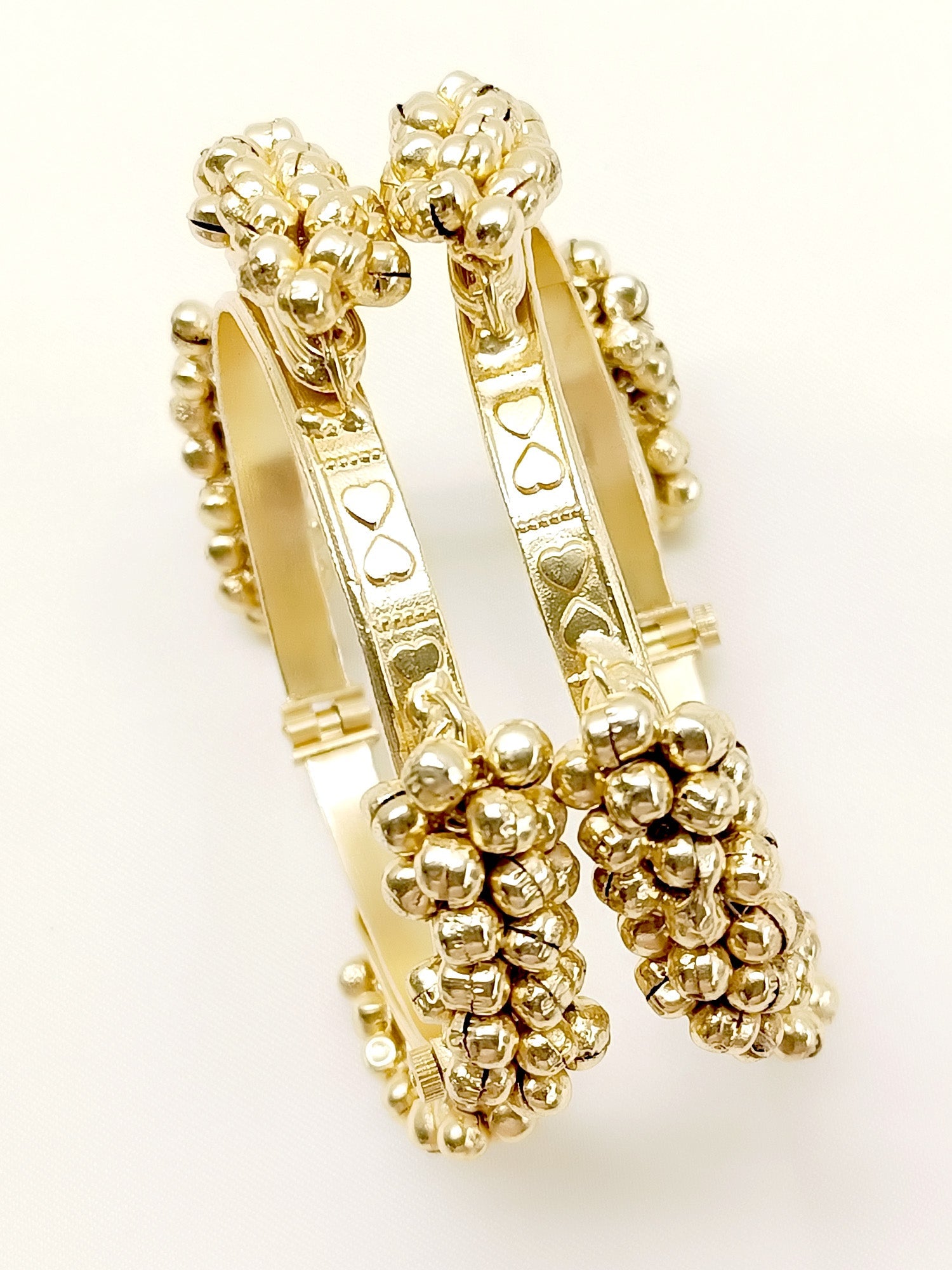 Anna Golden Oxidized Bangles