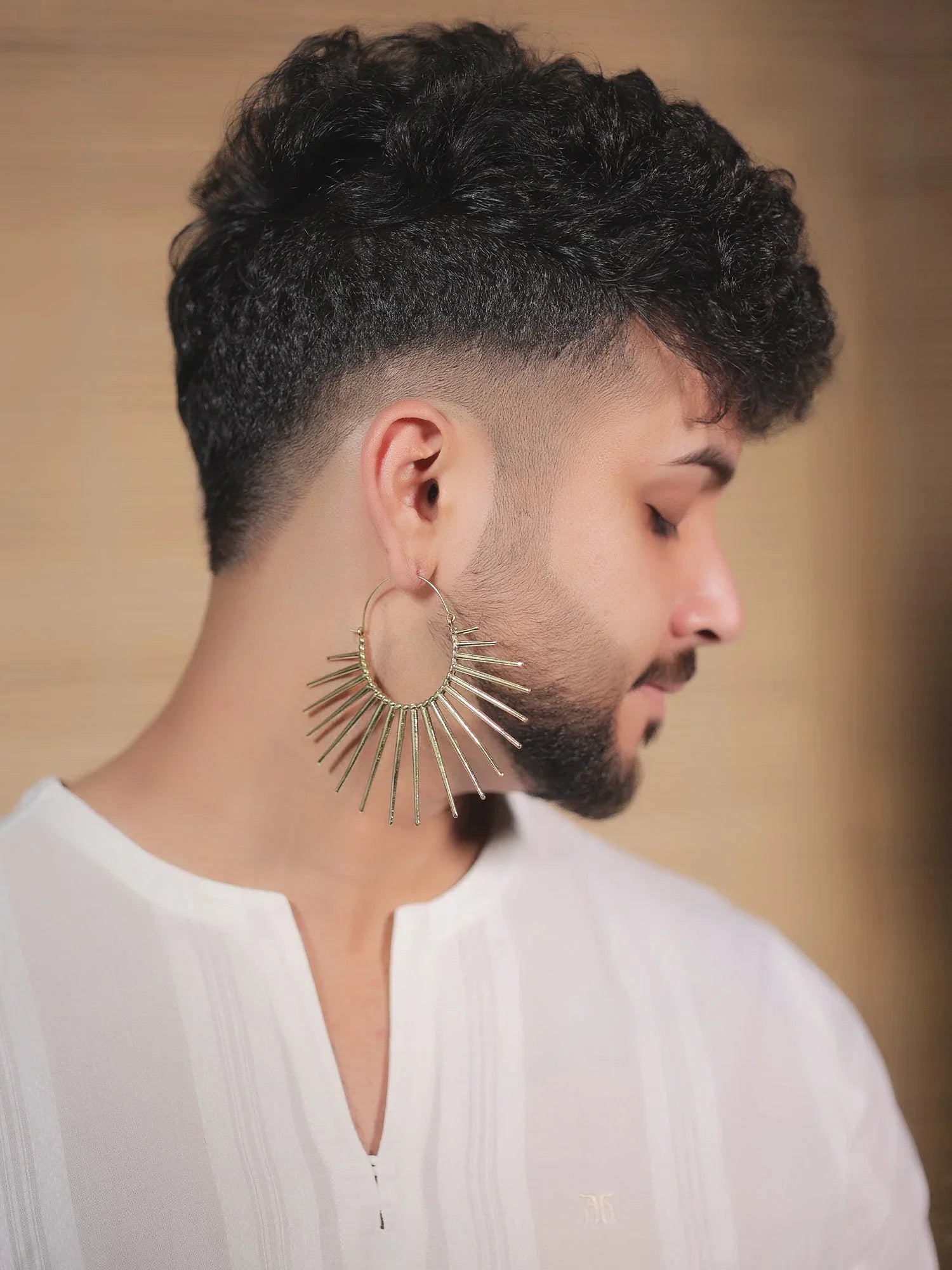 Sahar Golden Western Earrings