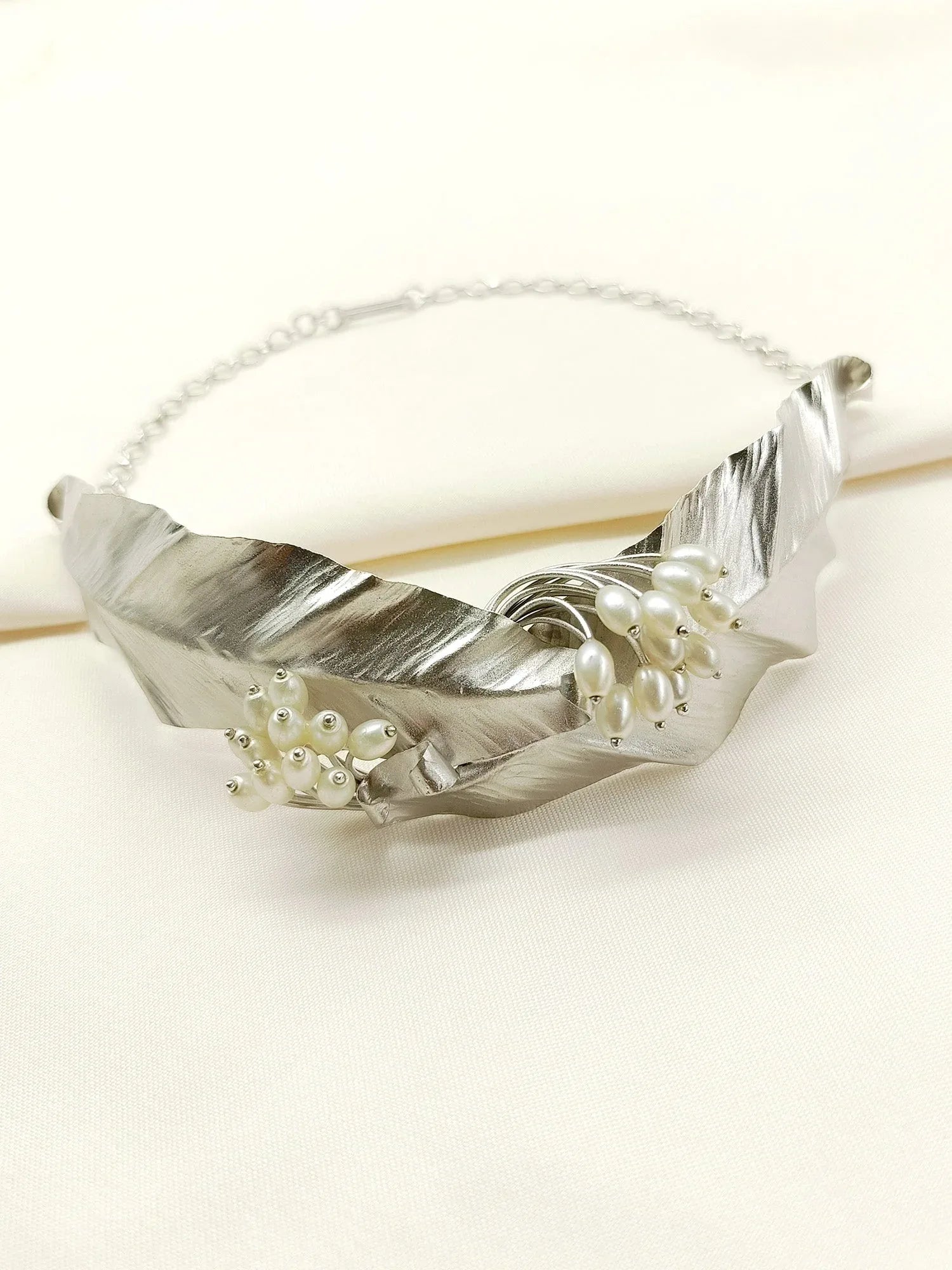 Rehya Silver Western Neckpiece