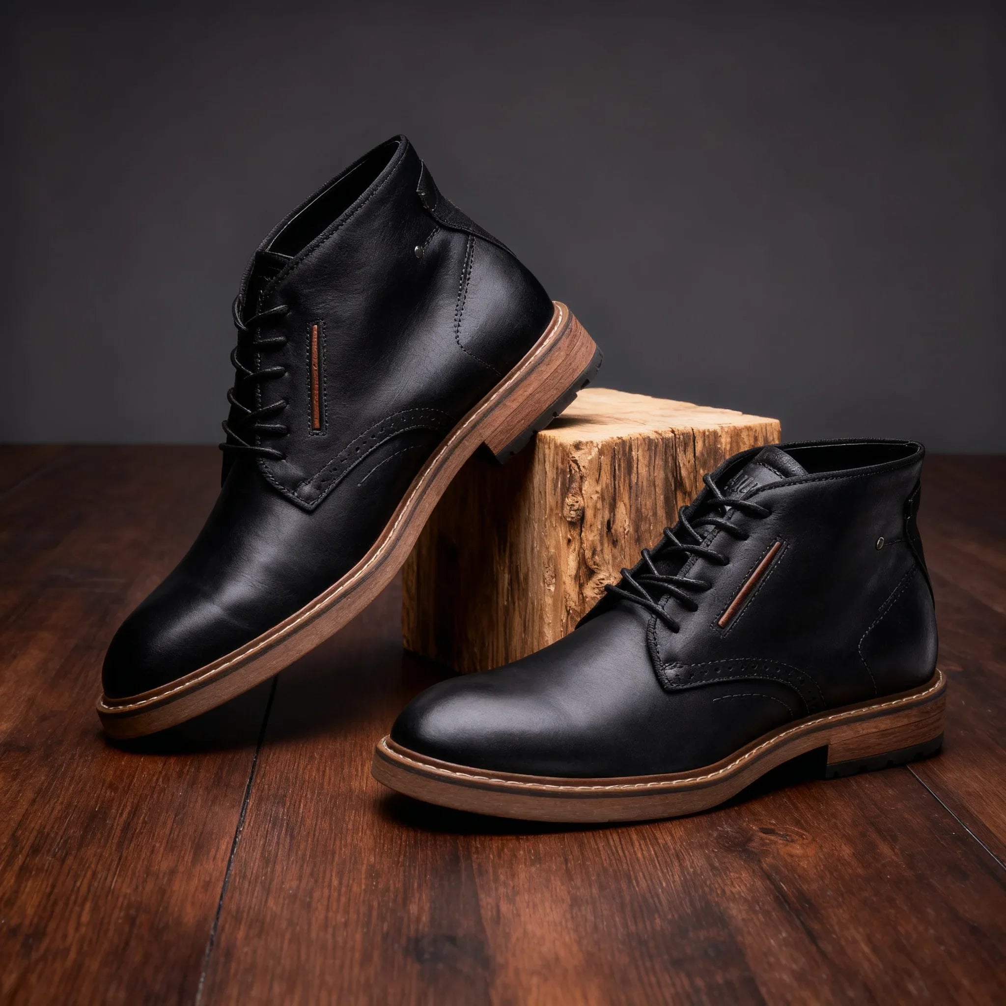 Preston | Men's Fall Leather Brogue Boots