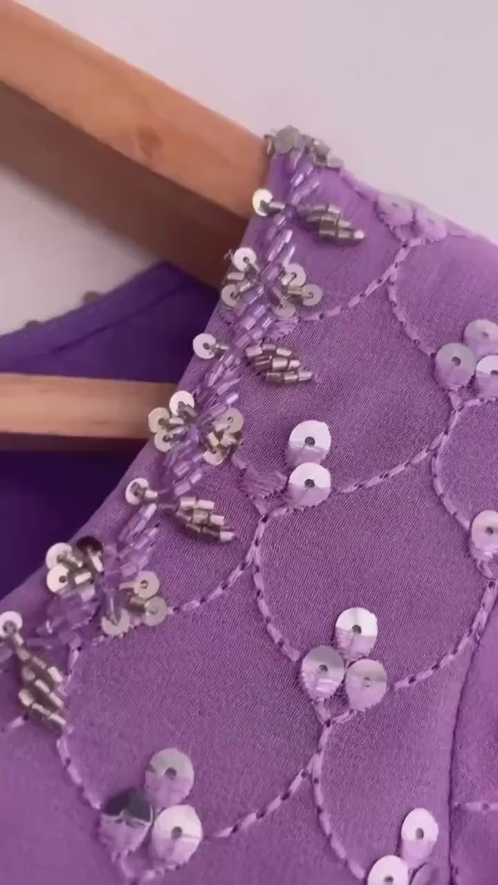 Purple lehenga choli Embroidered Attractive Party Wear Silk Lehenga choli bollywood lehenga exclusive lehenga Designer lehenga Choli (Fully Stitched) - Inspired