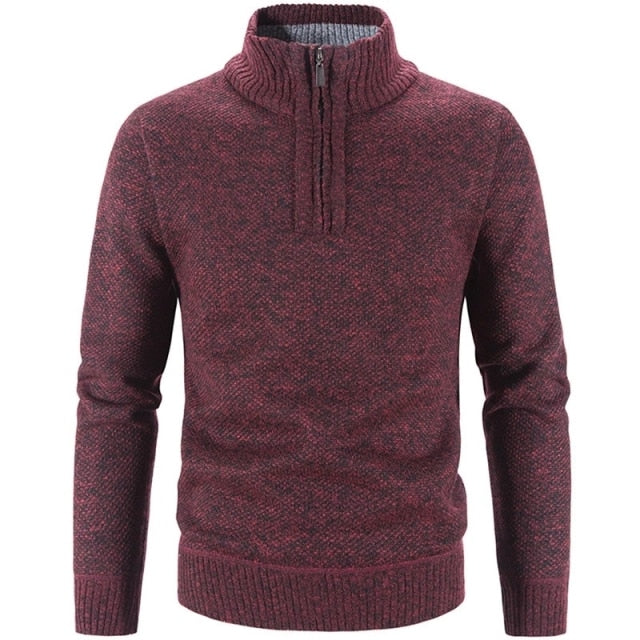 Ethan™ - Stijlvolle Casual Half-Zip Trui - By Qivii