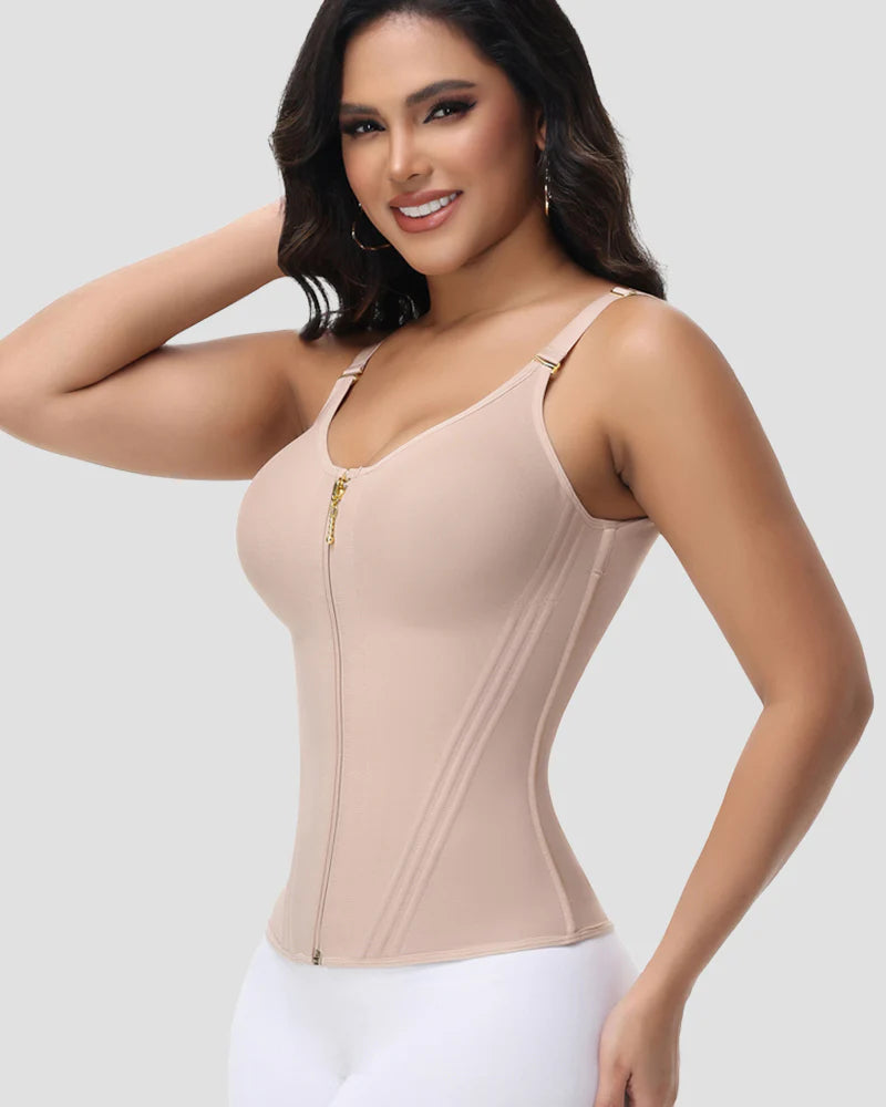 Shapshe® Fajas Colombianas Oblique Steel Bone Corset Hourglass Waist Trainer