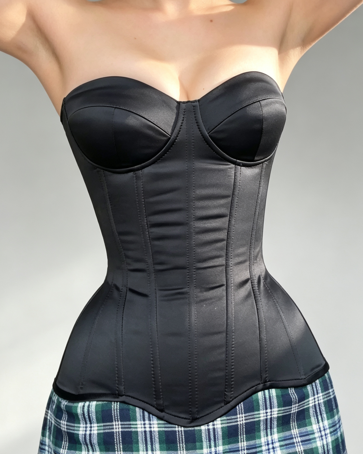 Hourglass Corset Strapless Bustier Waist Cincher