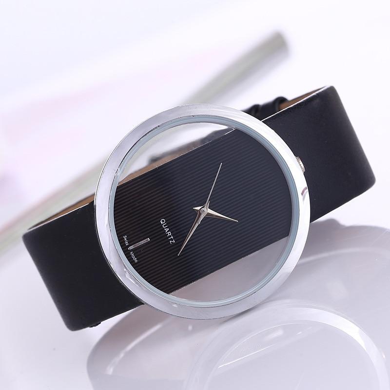 Chique Duidelijke Wijzerplaat Quartz Horloge - By Qivii