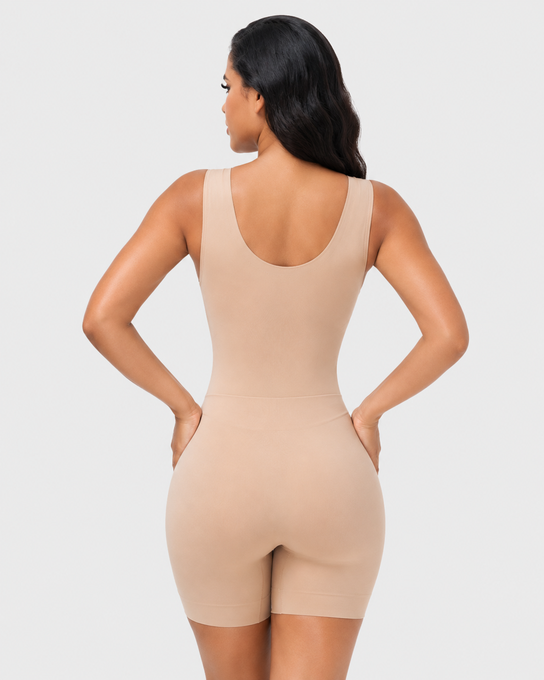 High Compression Seamless Tummy Control Butt Lifting Zipper Shapewear