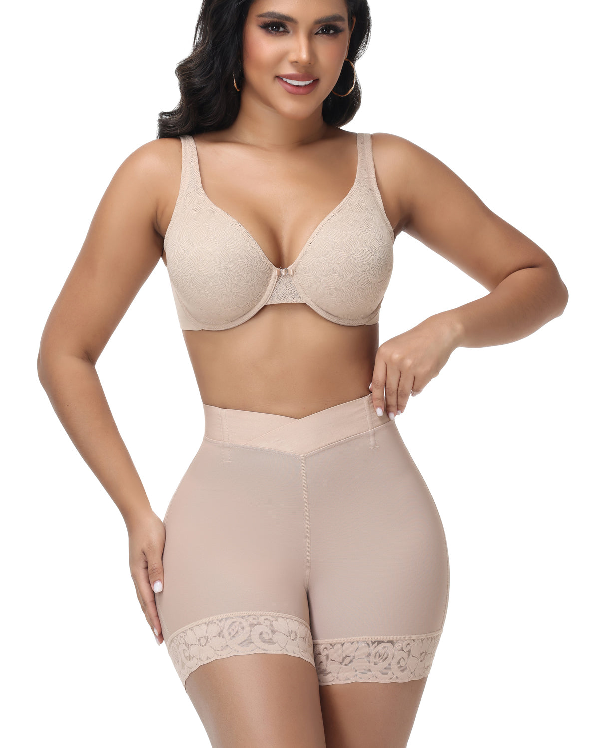 Shapshe® High Waisted Cross Hip Lift Shaping Short