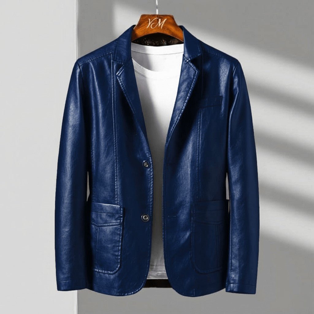 Alessandro Verdi Leather Jacket - By Qivii