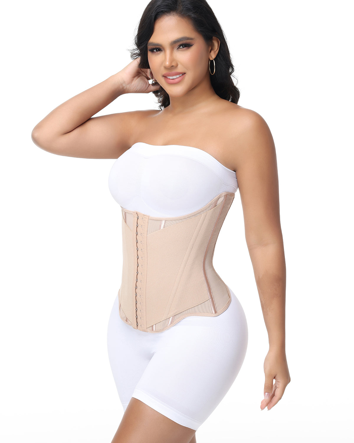 Shapshe® Fajas Colombianas Hooks Tummy Control Waist Trainer