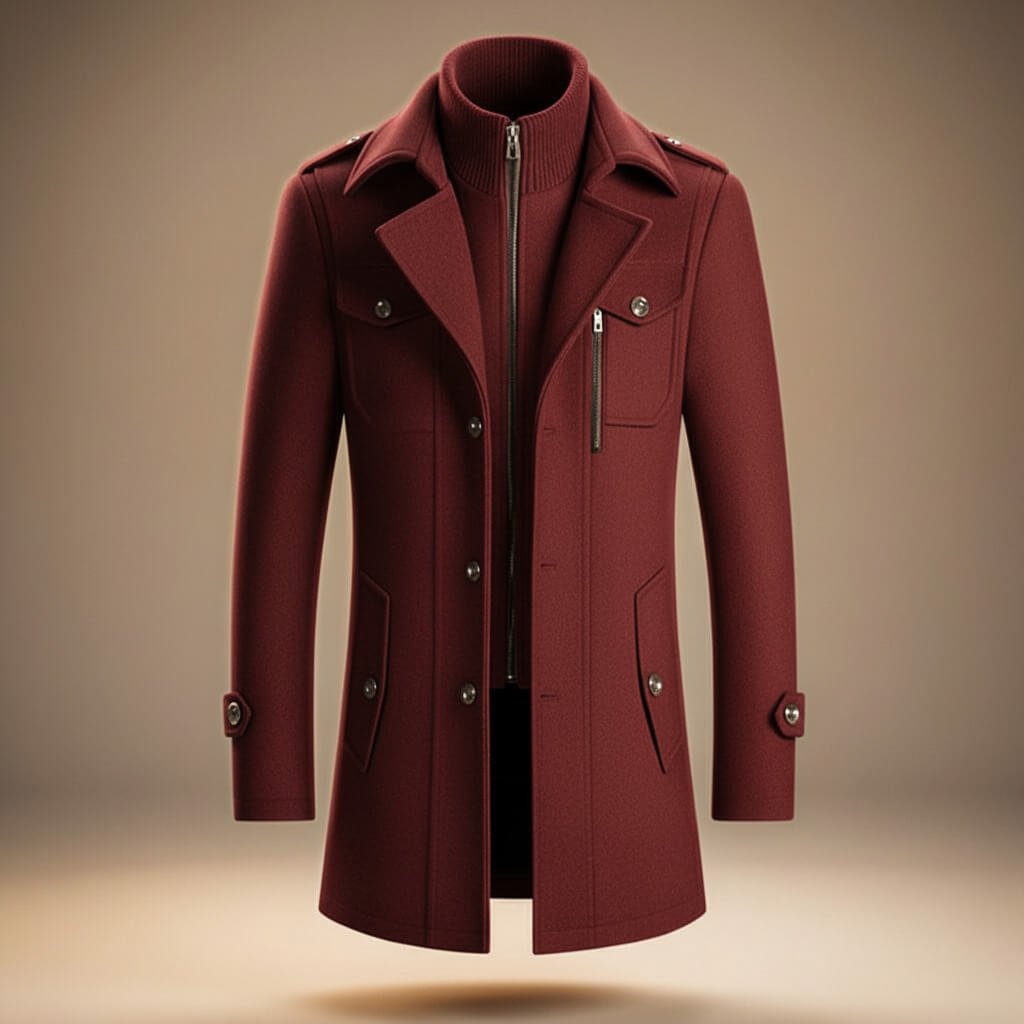 Marco Legacy Virgin Wool Coat - By Qivii