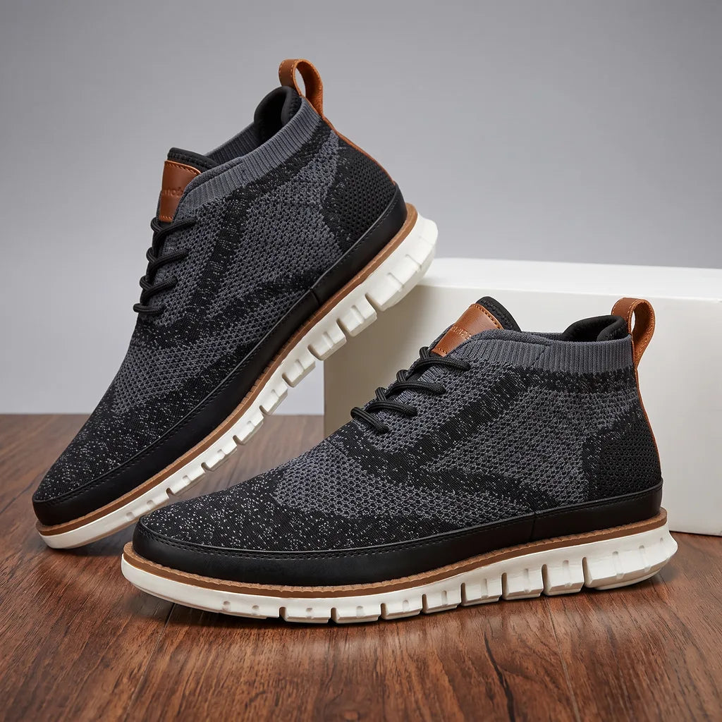 Renee | Men's Casual Knit Sneakers - By Qivii