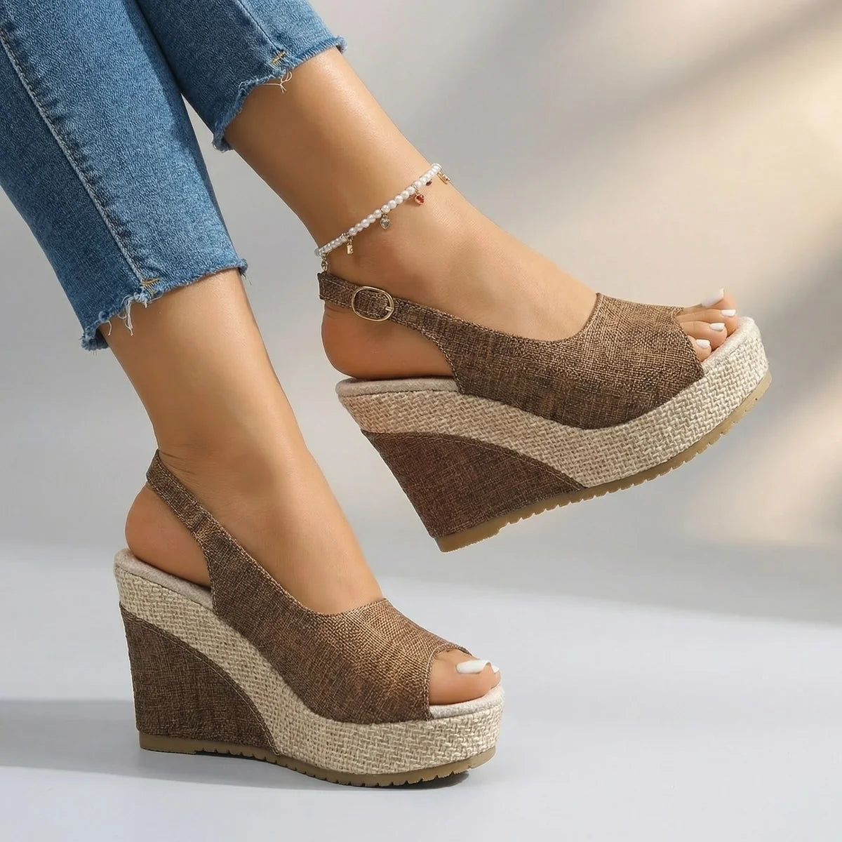 Rihanna Wedge Sandals