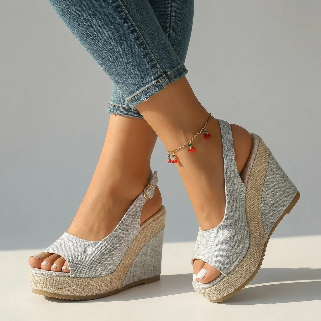 Rihanna Wedge Sandals
