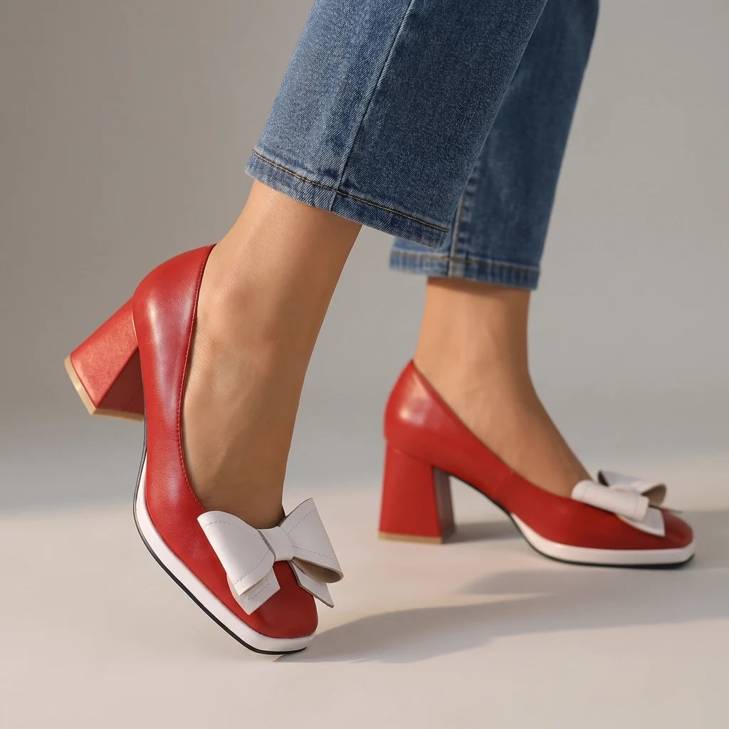 Rosalie Block Heel Pumps