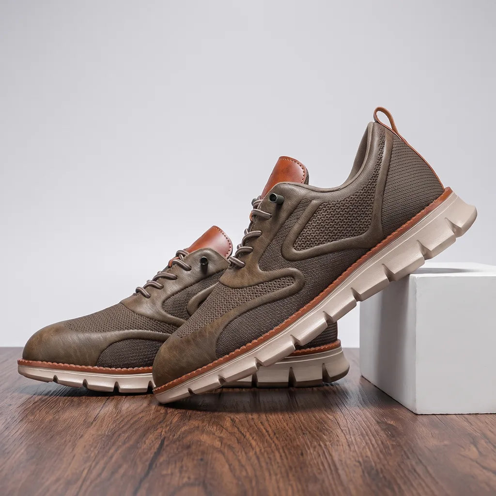 Rowan | Men's Casual Runner Sneakers - By Qivii