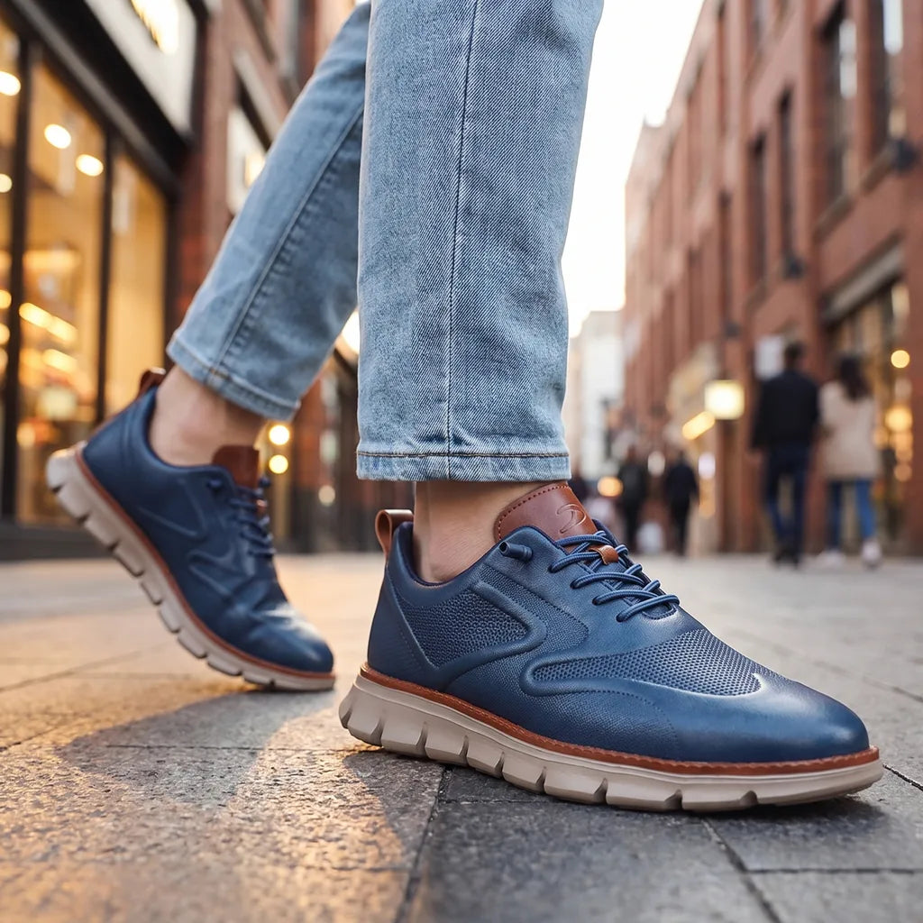 Rowan | Men's Casual Runner Sneakers - By Qivii