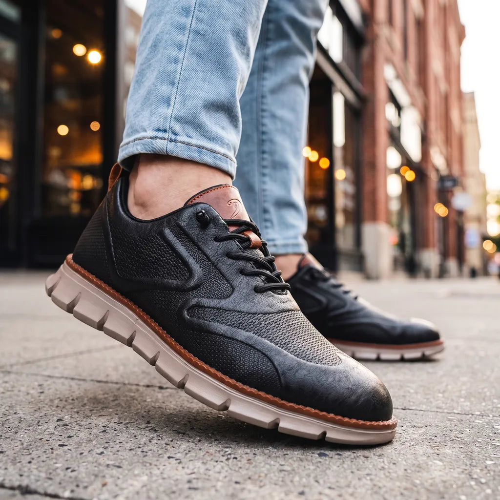 Rowan | Men's Casual Runner Sneakers - By Qivii