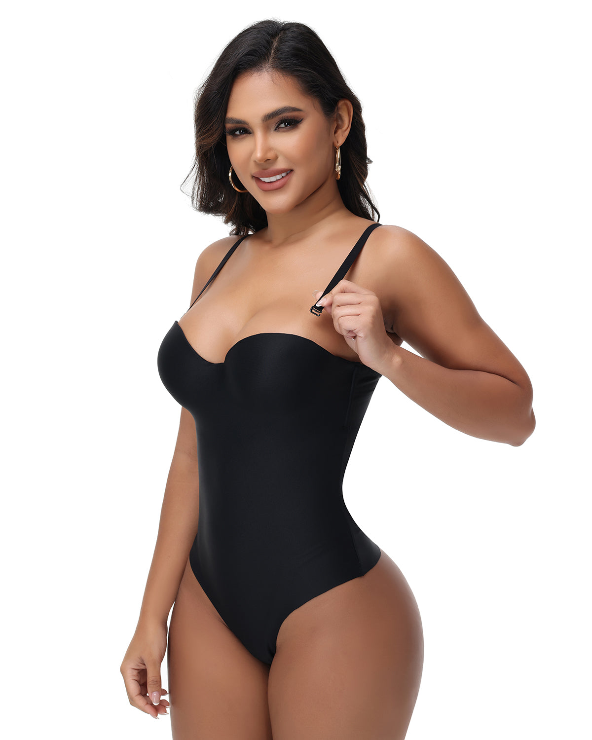 Shapshe® Soft Cup Triangle Bodysuit Tummy Control 2-in-1 Shapewear for Women