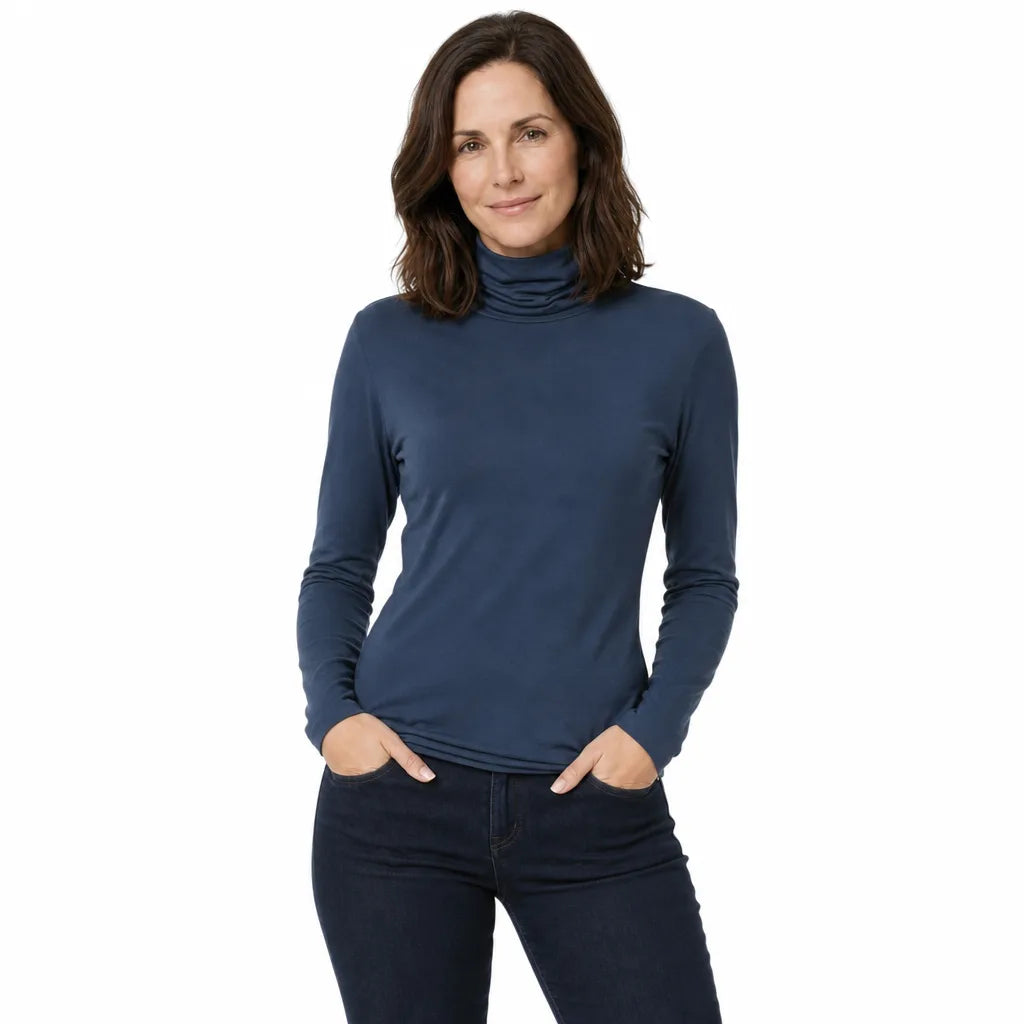 Saskia | Womens Elegant Fall Turtleneck Top for Warmth