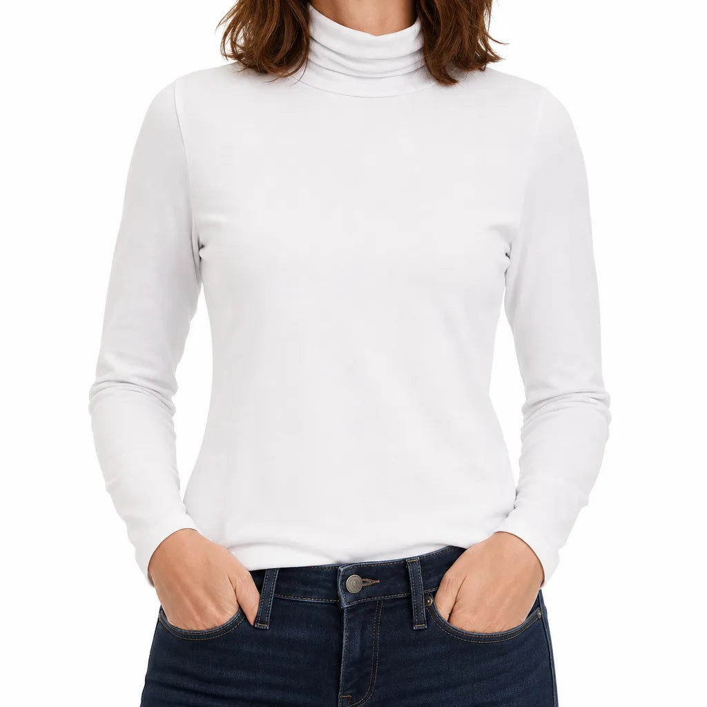 Saskia | Womens Elegant Fall Turtleneck Top for Warmth
