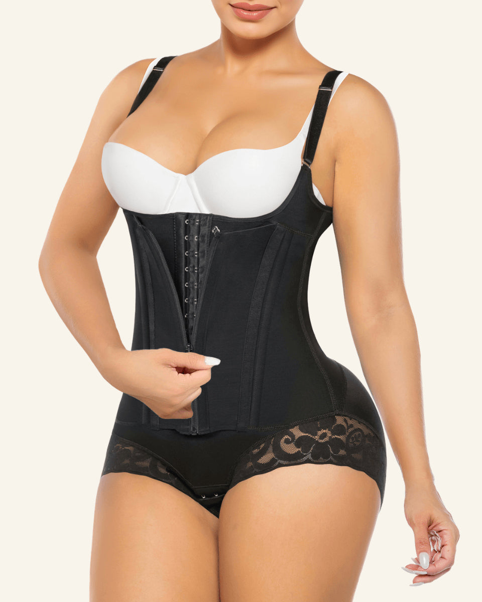 8-Steel-Bone Brief-Style Colombian Faja - By Qivii