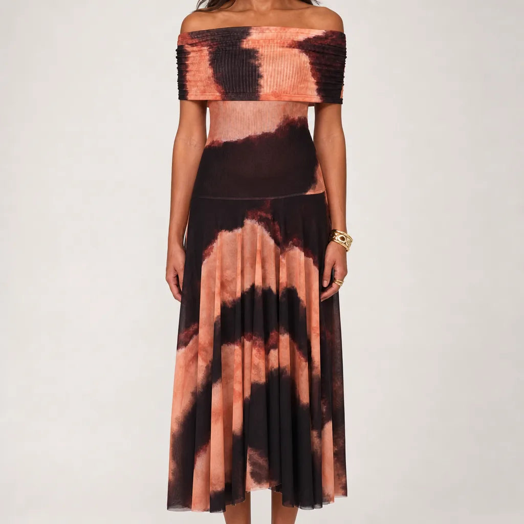Seraphina Mesh Evening Gown
