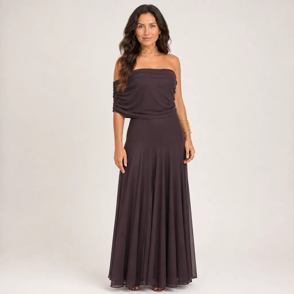 Seraphina Mesh Evening Gown