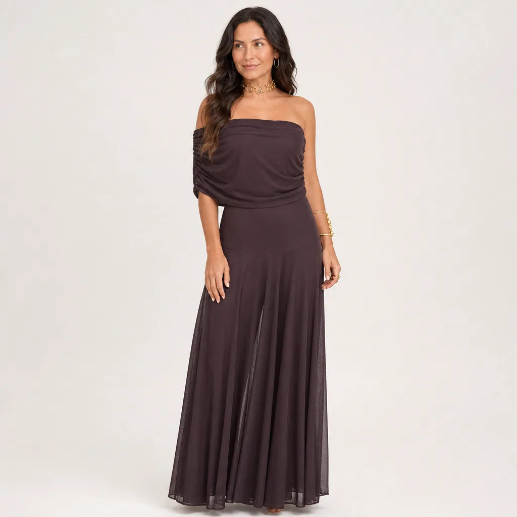 Seraphina Mesh Evening Gown