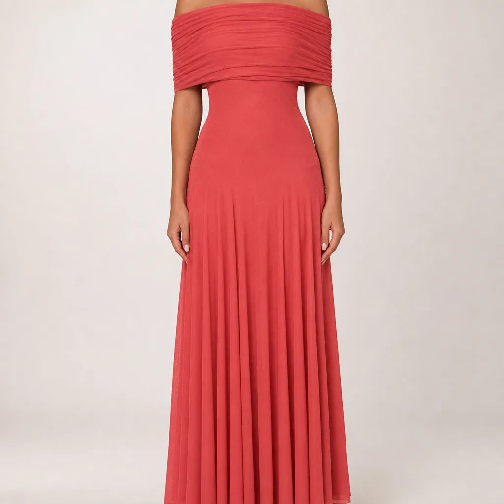 Seraphina Mesh Evening Gown