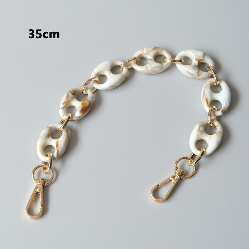 Ounamei Leopard Acrylic Pig Nose Chain Strap