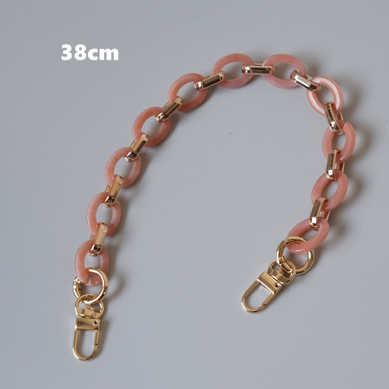Ounamei Retro Round Acrylic Chain Strap
