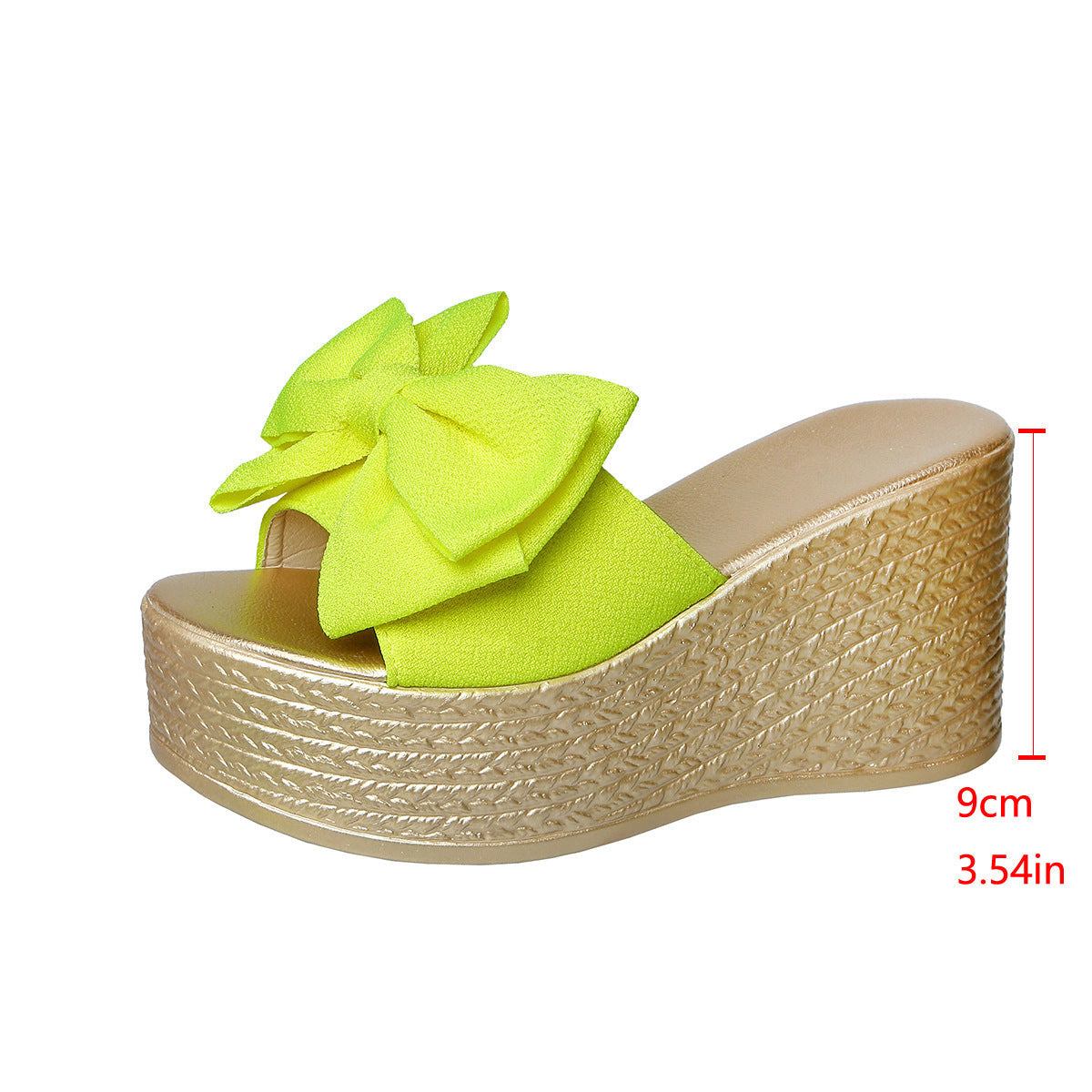 Women’s BowBella Platform Wedge Sandals – Chunky Flatform Summer Shoes (US 4–10.5)