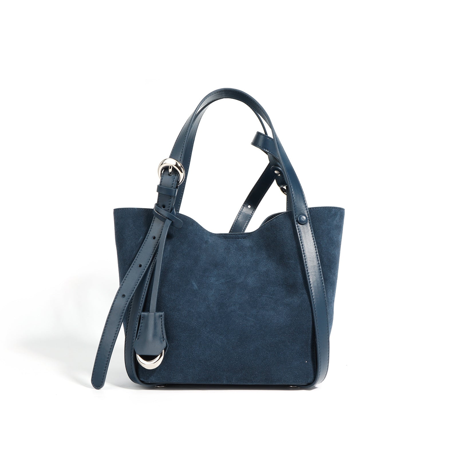 Ounamei Suede Bucket Bag Set | 2-in-1 Handbag & Crossbody Tote with Soft Suede-Finish Leather, Spacious & Stylish Everyday Bag