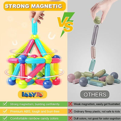 smart Magnetic Sticks Building Blocks For Kids Development by Qivii - qivii