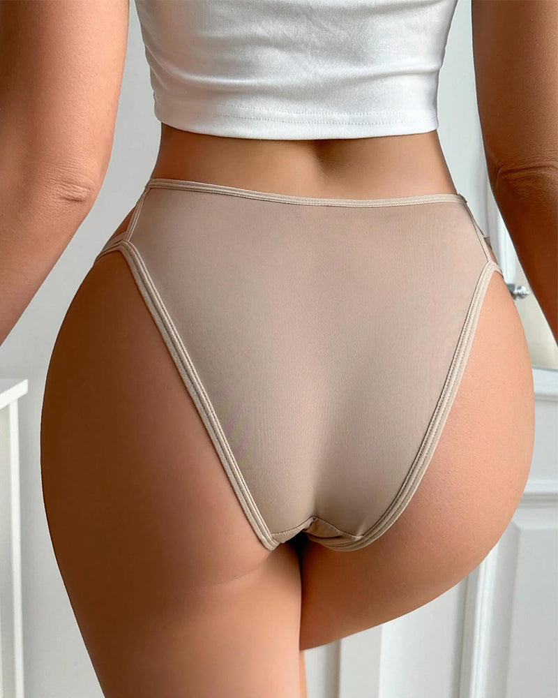 Women's Sexy Low Waist Cut Out Lace Comfort Panties - By Qivii