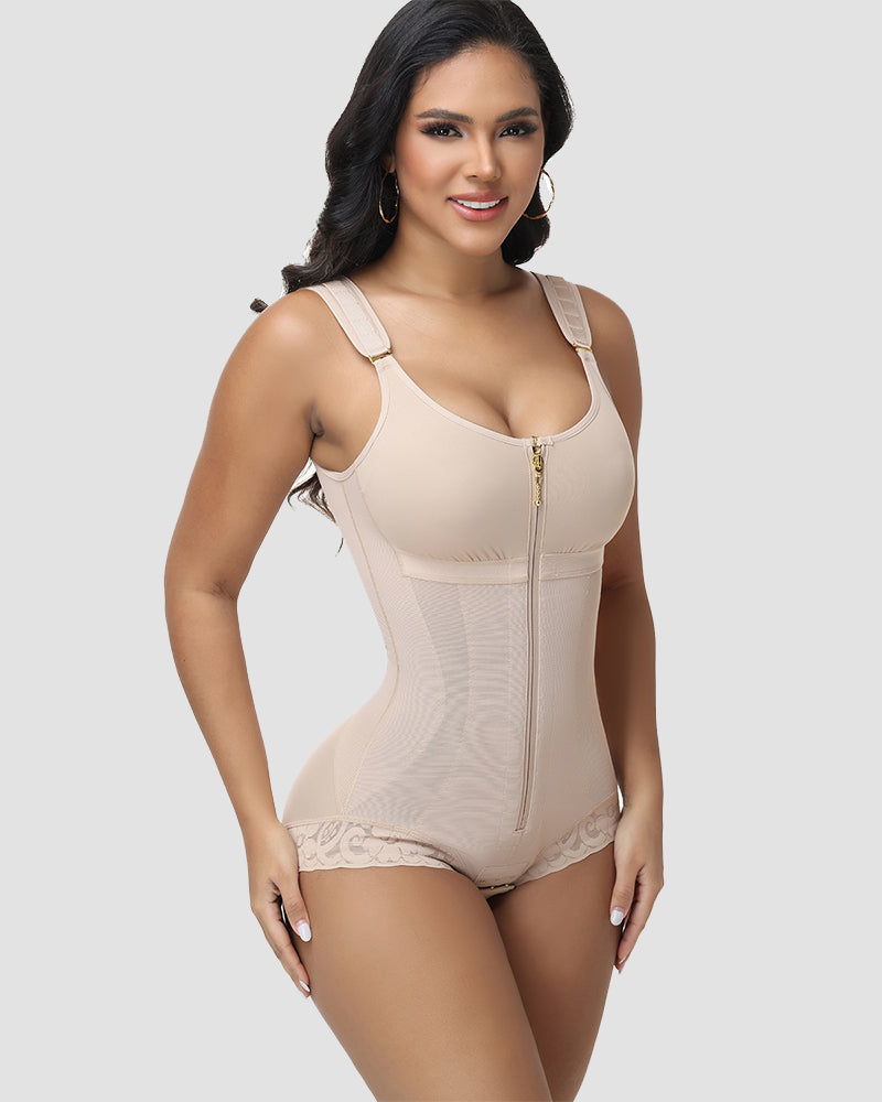 Shapshe® Built-In Bra Zipper Closure Full-Body Shaper