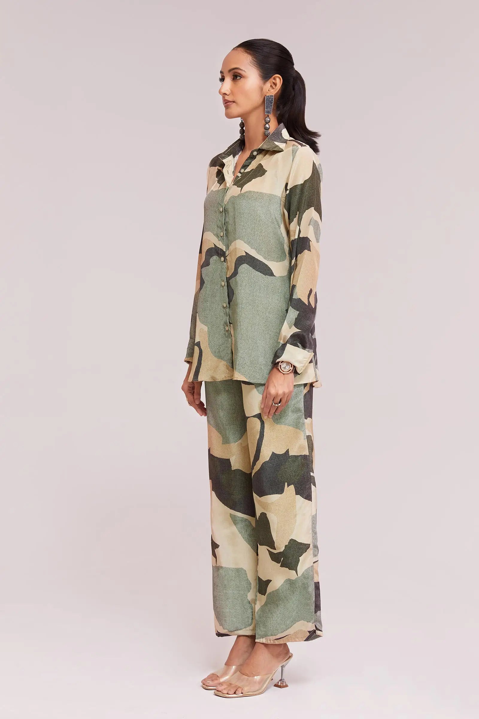 MultiColor Printed Co-ord Set