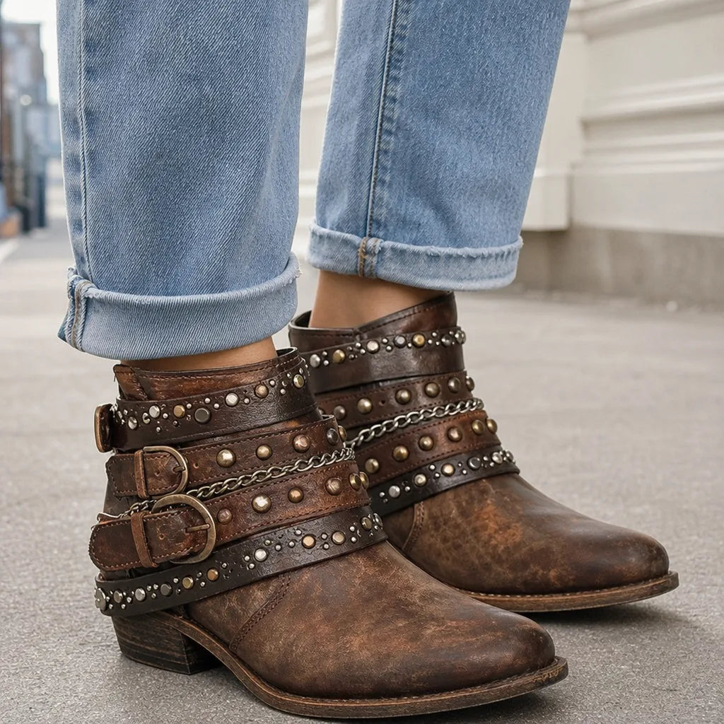 Thea | Women's Fall Western Ankle Boots
