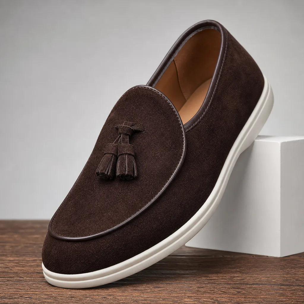 Toby | Men's Luxury Tassel Loafers - By Qivii