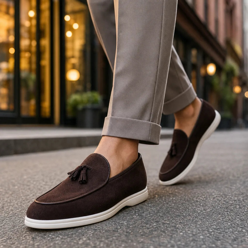 Toby | Men's Luxury Tassel Loafers - By Qivii