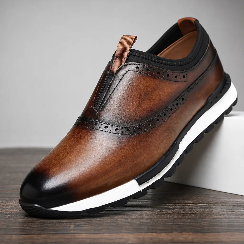 Torrence | Men's Luxury Leather Sneakers - By Qivii