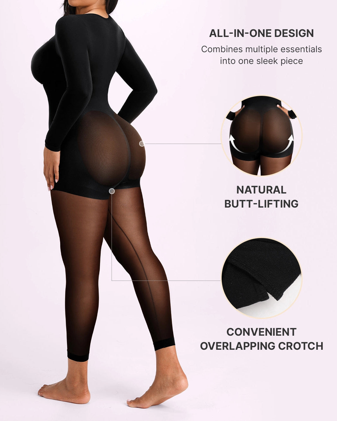 Seamless High Compression Full Coverage Bodysuit