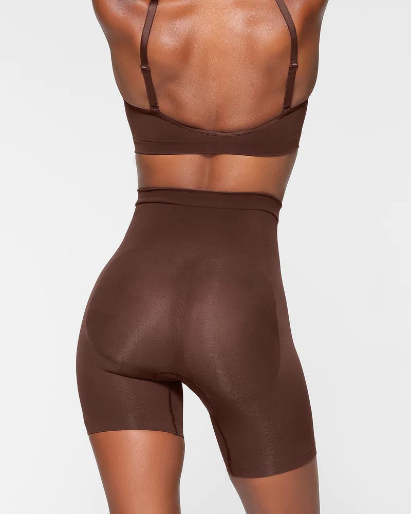 Shapshe® Seamless High Waist Tummy Tuck Shaping Shorts - By Qivii
