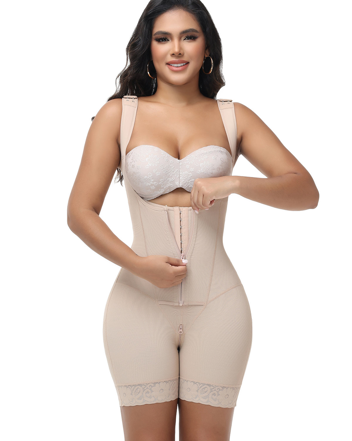 Shapshe® Fajas Colombianas Open Bust Waist Trainer Body Shaper (Pre-Sale)