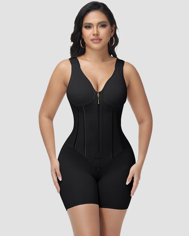 Shapshe® High Compression Full Body Shaper with Bulit-in Bra