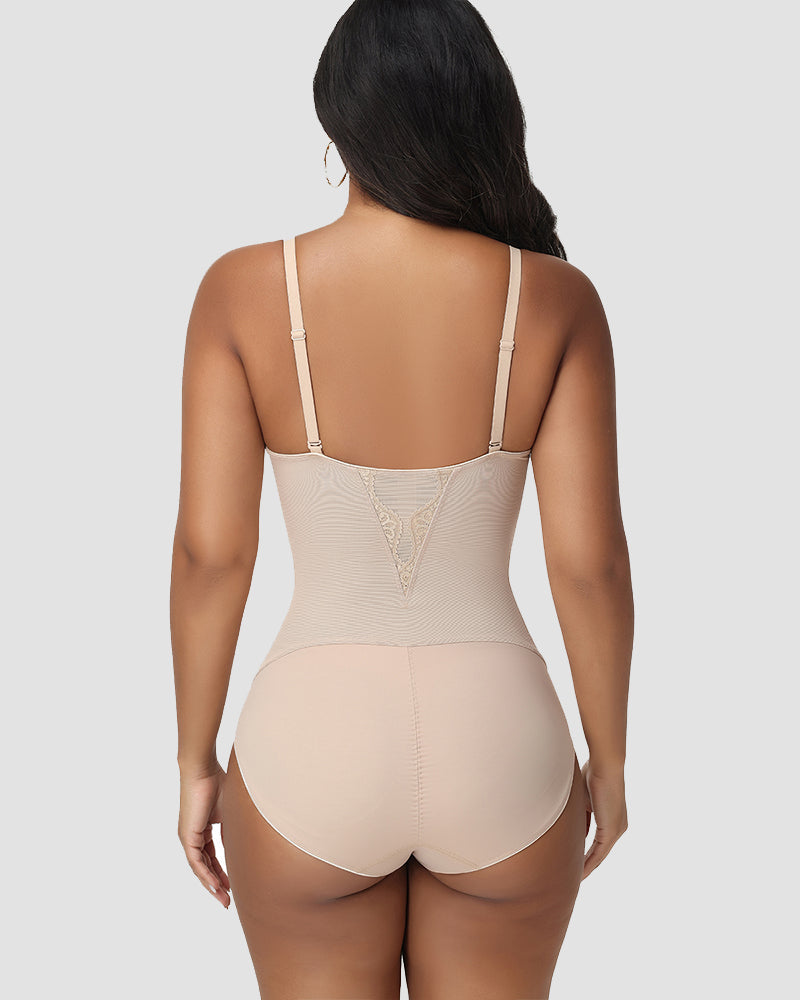 Shapshe® Lace-Detail Underwire Bustier Bodysuit
