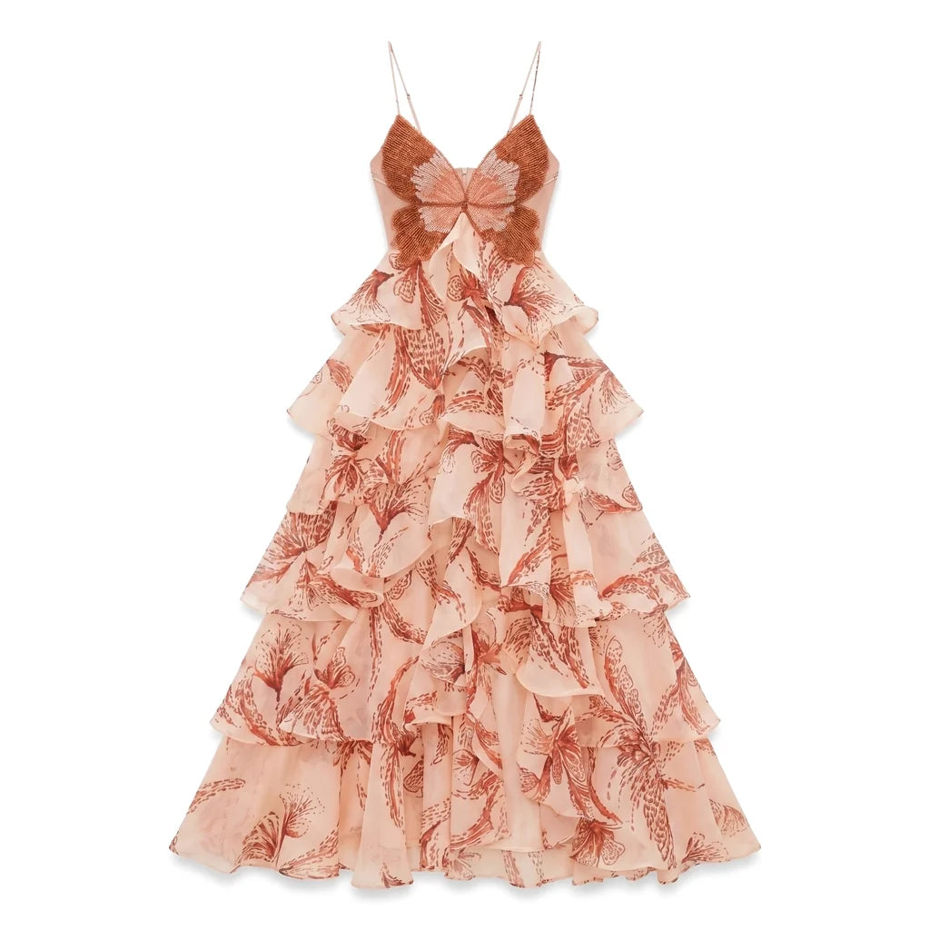 Valeria Tiered Ruffle Dress