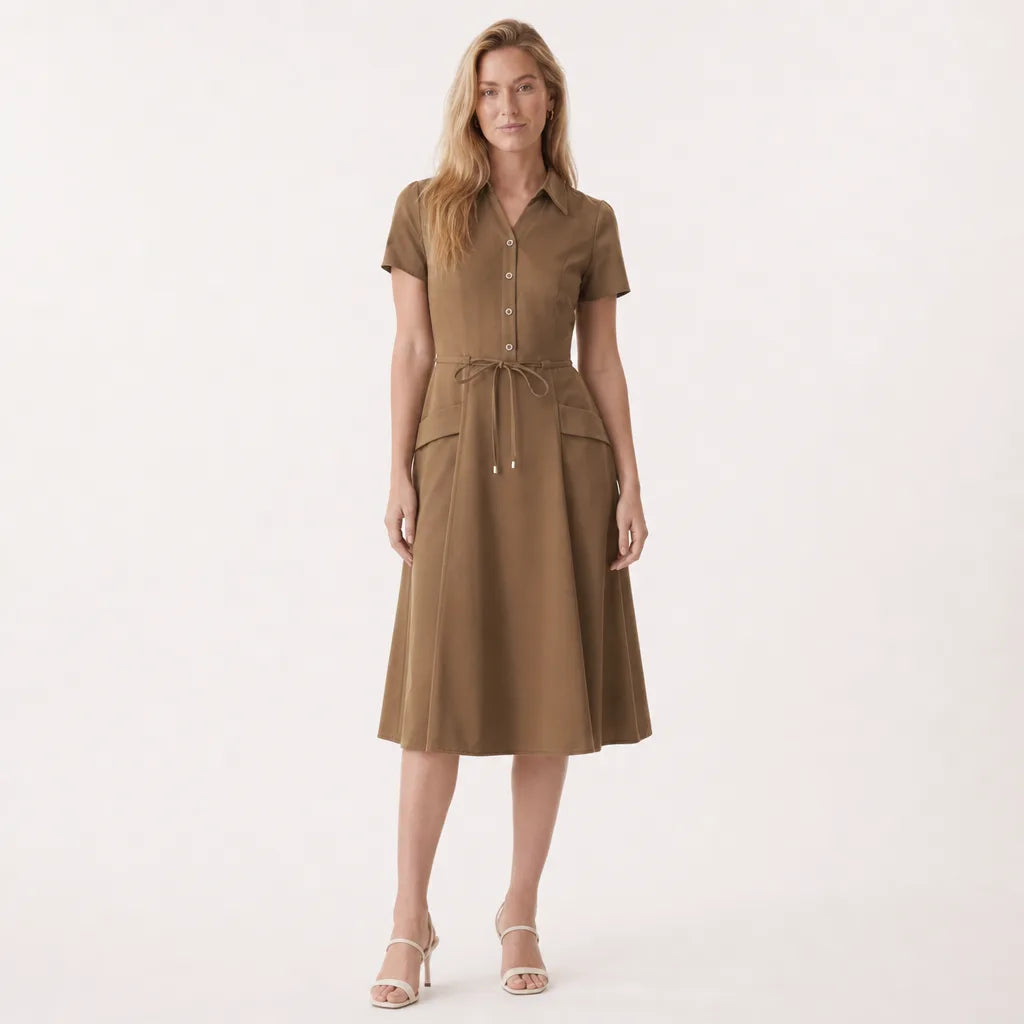 Valerie Belted Shirt Dress
